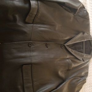 Leather Blazer